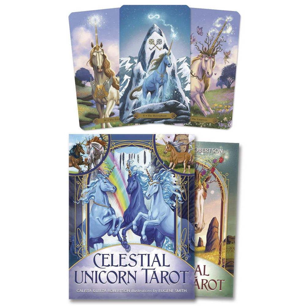 Produktbild för The Celestial Unicorn Tarot