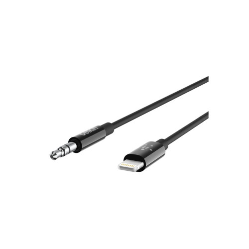 Belkin International Belkin Lightning- till hörlursuttag-kabel - Lightning / ljud - 91.4 cm