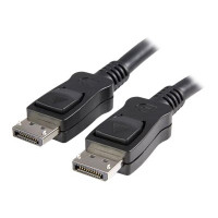 Produktbild för StarTech.com 0.5m Short DisplayPort 1.2 Cable with Latches DisplayPort 4k - DisplayPort-kabel - 50 cm