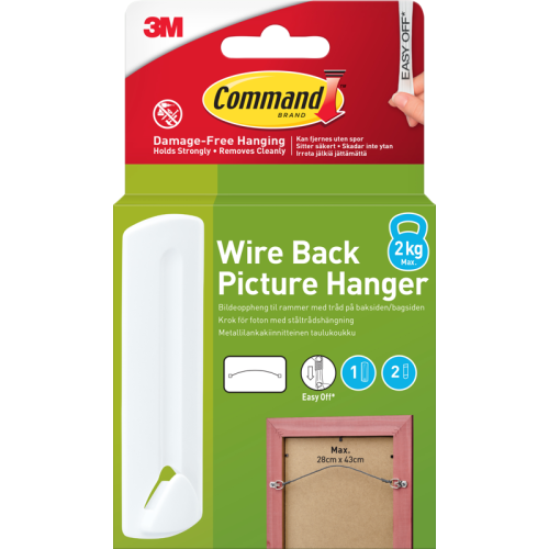 3M 3M Command Wire 1 Hook+2 Strips