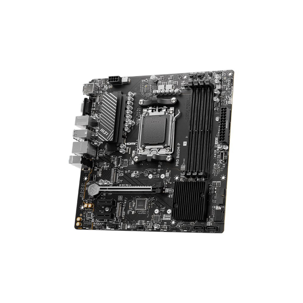 Produktbild för MSI PRO B650M-P - moderkort - micro ATX - Socket AM5 - AMD B650