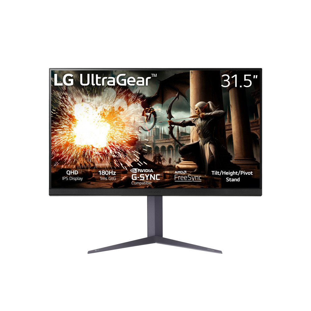 Produktbild för LG UltraGear 32GS75Q-B - LCD-skärm - 32" - HDR