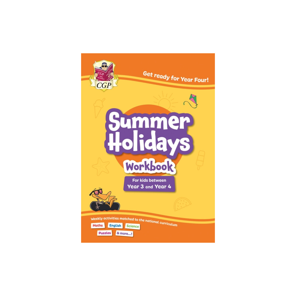 Produktbild för CGP Summer Holidays Activity Workbook - for kids between Year 3 and Year 4 (ages 7-8) (häftad, eng)
