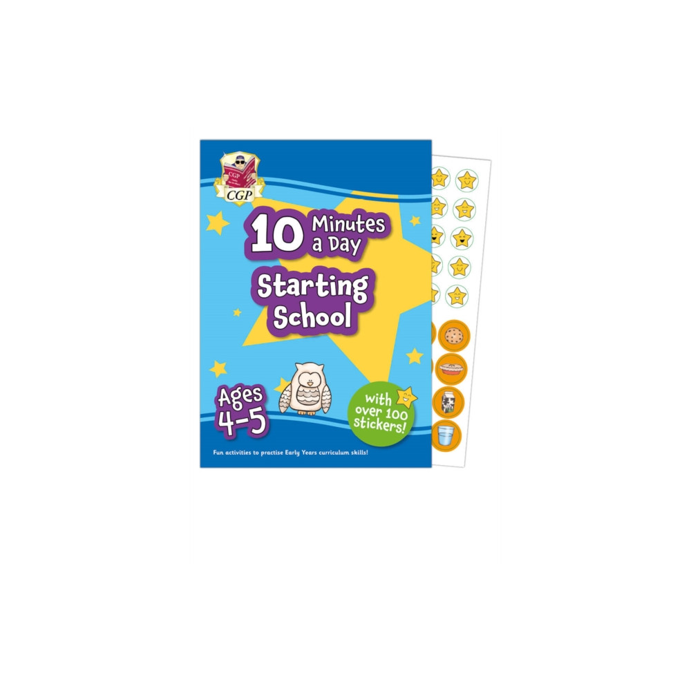 Produktbild för New 10 Minutes a Day Starting School for Ages 4-5 (with over 100 stickers) (häftad, eng)