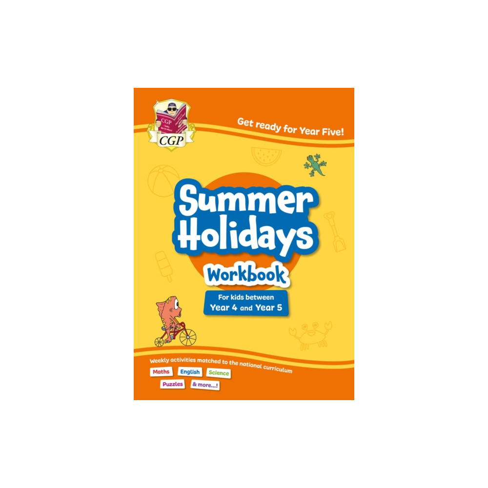 Produktbild för CGP Summer Holidays Activity Workbook - for kids between Year 4 and Year 5 (ages 8-9) (häftad, eng)