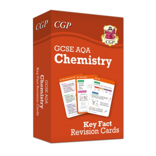 Coordination Group Publications Ltd (CGP) New GCSE Chemistry AQA Key Fact Revision Cards - Summary cards for quick revision (inbunden, eng)
