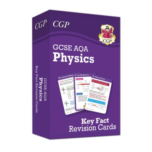 Coordination Group Publications Ltd (CGP) New GCSE Physics AQA Key Fact Revision Cards - Summary cards for quick revision (inbunden, eng)