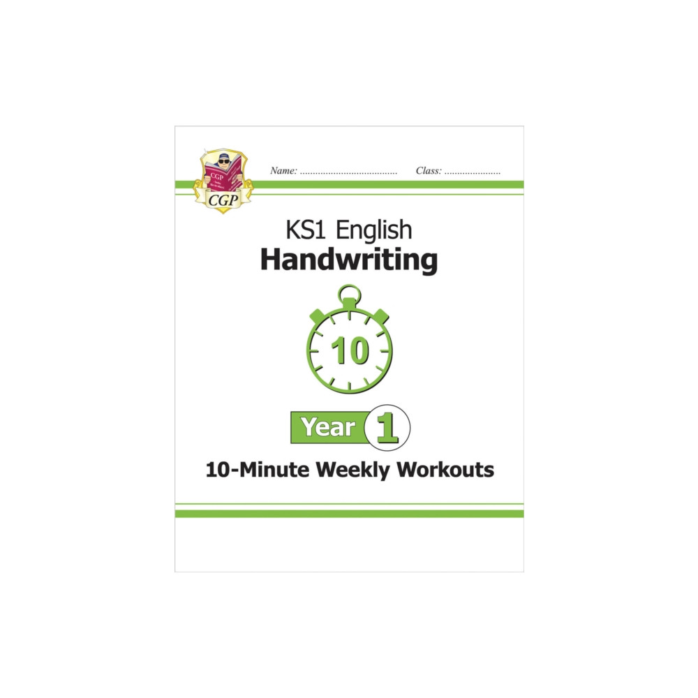 Produktbild för KS1 Year 1 English Handwriting 10-Minute Weekly Workouts (häftad, eng)