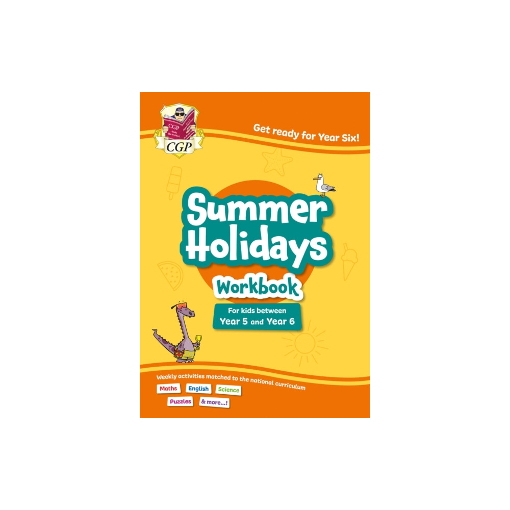 Produktbild för CGP Summer Holidays Activity Workbook - for kids between Year 5 and Year 6 (ages 9-10) (häftad, eng)