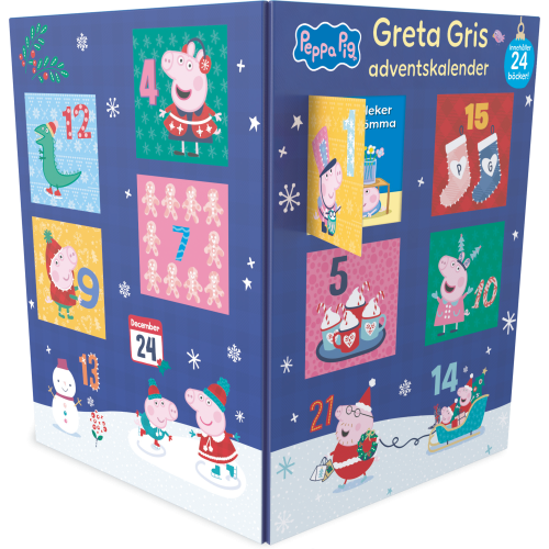 Neville Astley Greta Gris adventskalender (blå) (bok)