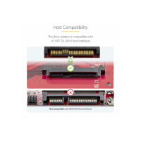 Produktbild för StarTech.com M.2 to U.3 Adapter, For M.2 NVMe SSDs, PCIe M.2 Drive to 2.5inch U.3 (SFF-TA-1001) Host Adapter/Converter, TAA Compliant - 2.5" Drive Form Factor (1M25-U3-M2-ADAPTER) - gränssnittsadapter - M.2 NVMe Card / PCIe 4.0 (NVMe) - U.3 - TAA-kompatib