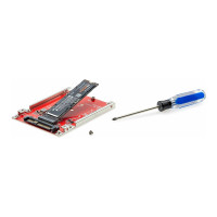 Produktbild för StarTech.com M.2 to U.3 Adapter, For M.2 NVMe SSDs, PCIe M.2 Drive to 2.5inch U.3 (SFF-TA-1001) Host Adapter/Converter, TAA Compliant - 2.5" Drive Form Factor (1M25-U3-M2-ADAPTER) - gränssnittsadapter - M.2 NVMe Card / PCIe 4.0 (NVMe) - U.3 - TAA-kompatib
