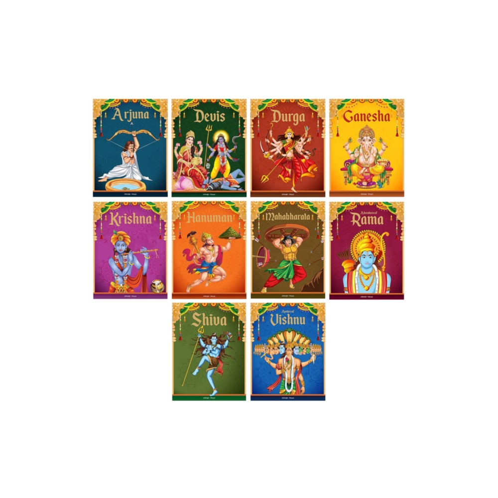 Produktbild för Tales from Indian Mythology (Collection of 10 Books) Story Books for Kids (häftad, eng)