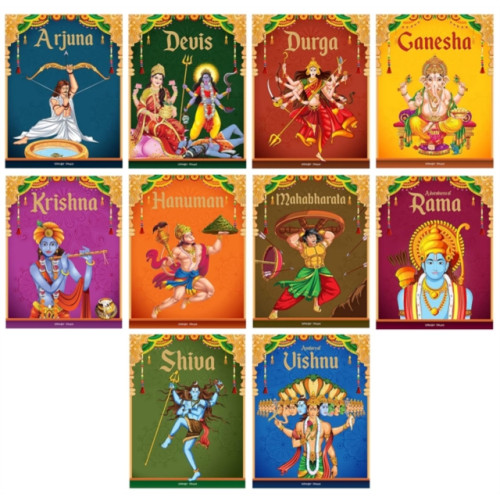 Prakash Books India Private Limited Tales from Indian Mythology (Collection of 10 Books) Story Books for Kids (häftad, eng)
