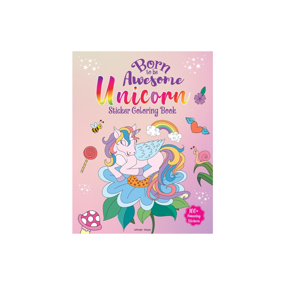 Produktbild för Born To Be Awesome Unicorn (häftad, eng)