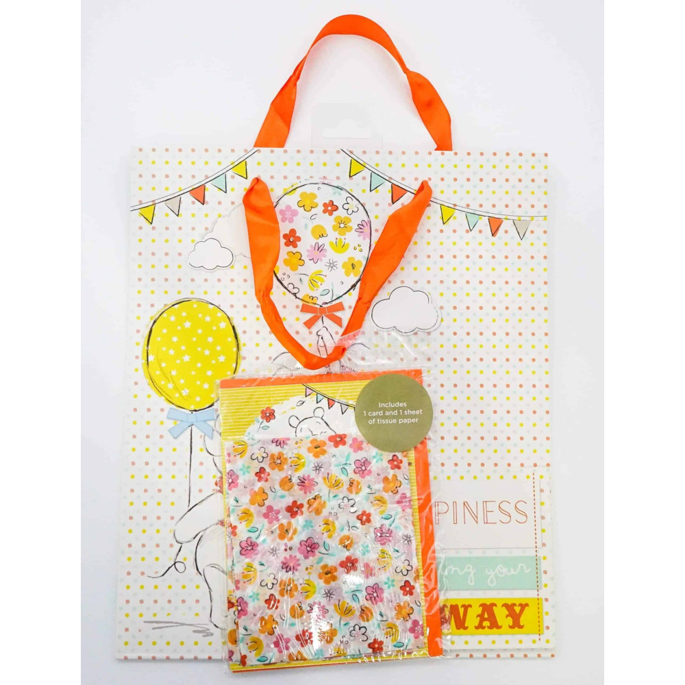 Produktbild för Winnie the Pooh Gift Bag inc card