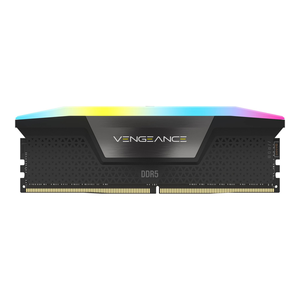 Produktbild för CORSAIR Vengeance RGB - DDR5 - sats - 32 GB: 2 x 16 GB - DIMM 288-pin / PC5-48000