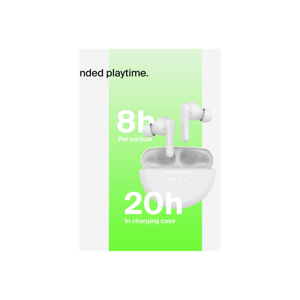 Produktbild för Belkin SoundForm Rhythm - True wireless-hörlurar med mikrofon