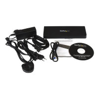 Produktbild för StarTech.com USB 3.0-dockningsstation för dubbla skärmar med HDMI och 4K DisplayPort - dockningsstation - USB - HDMI, DP - 1GbE