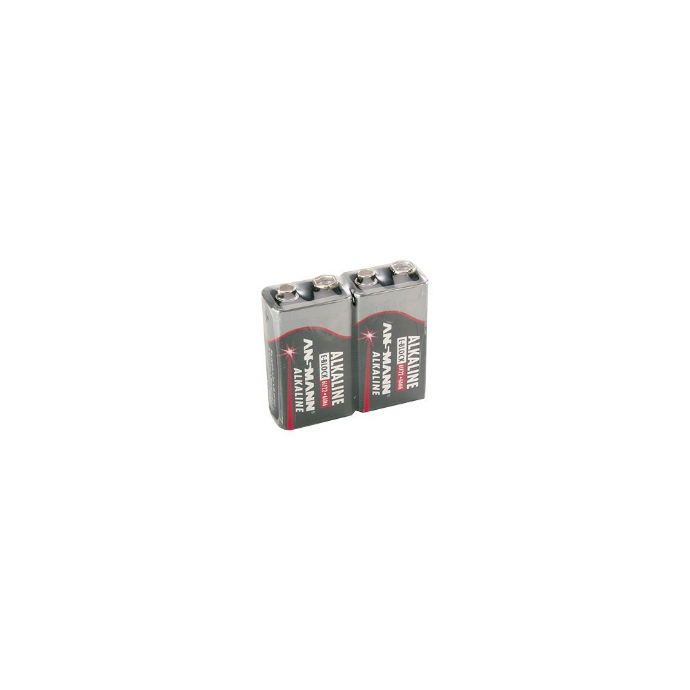 Produktbild för ANSMANN E-BLOCK batteri - 2 x 6LF22 - alkaliskt