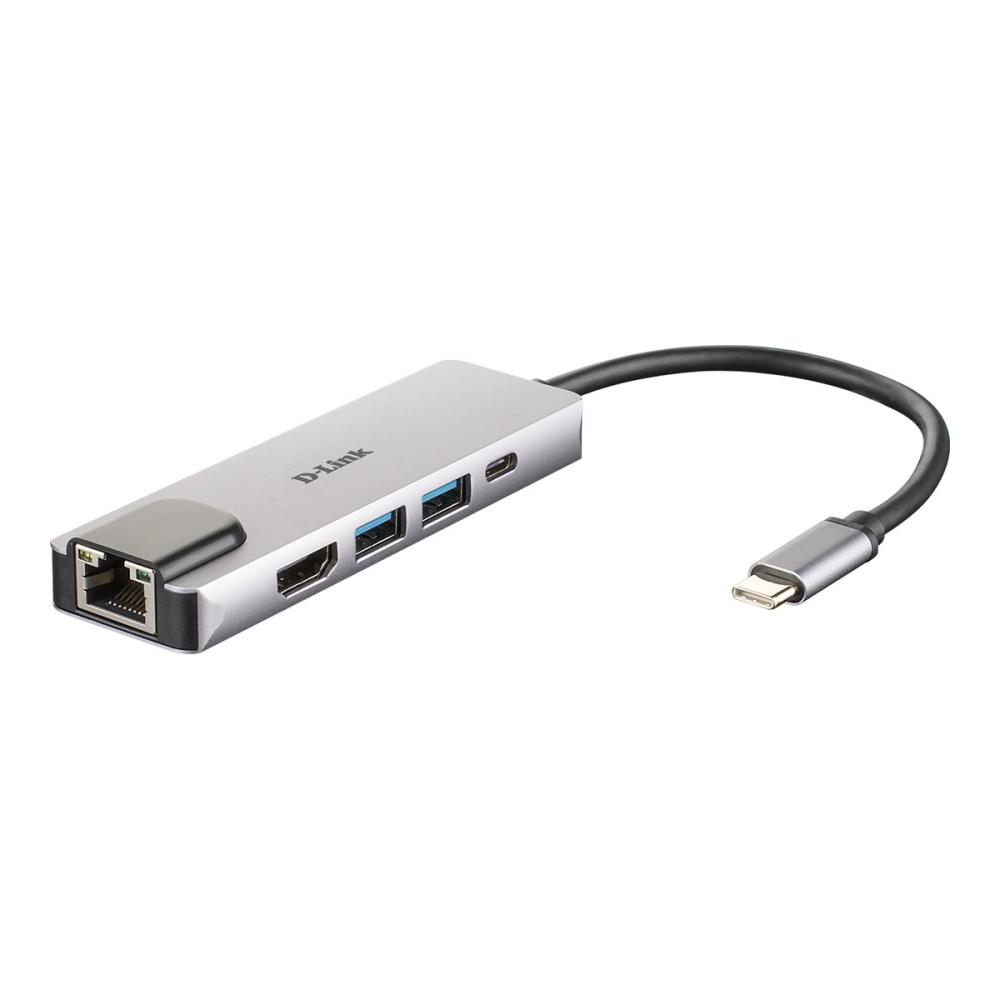 Produktbild för D-Link DUB-M520 - dockningsstation - USB-C / Thunderbolt 3 - HDMI - 1GbE
