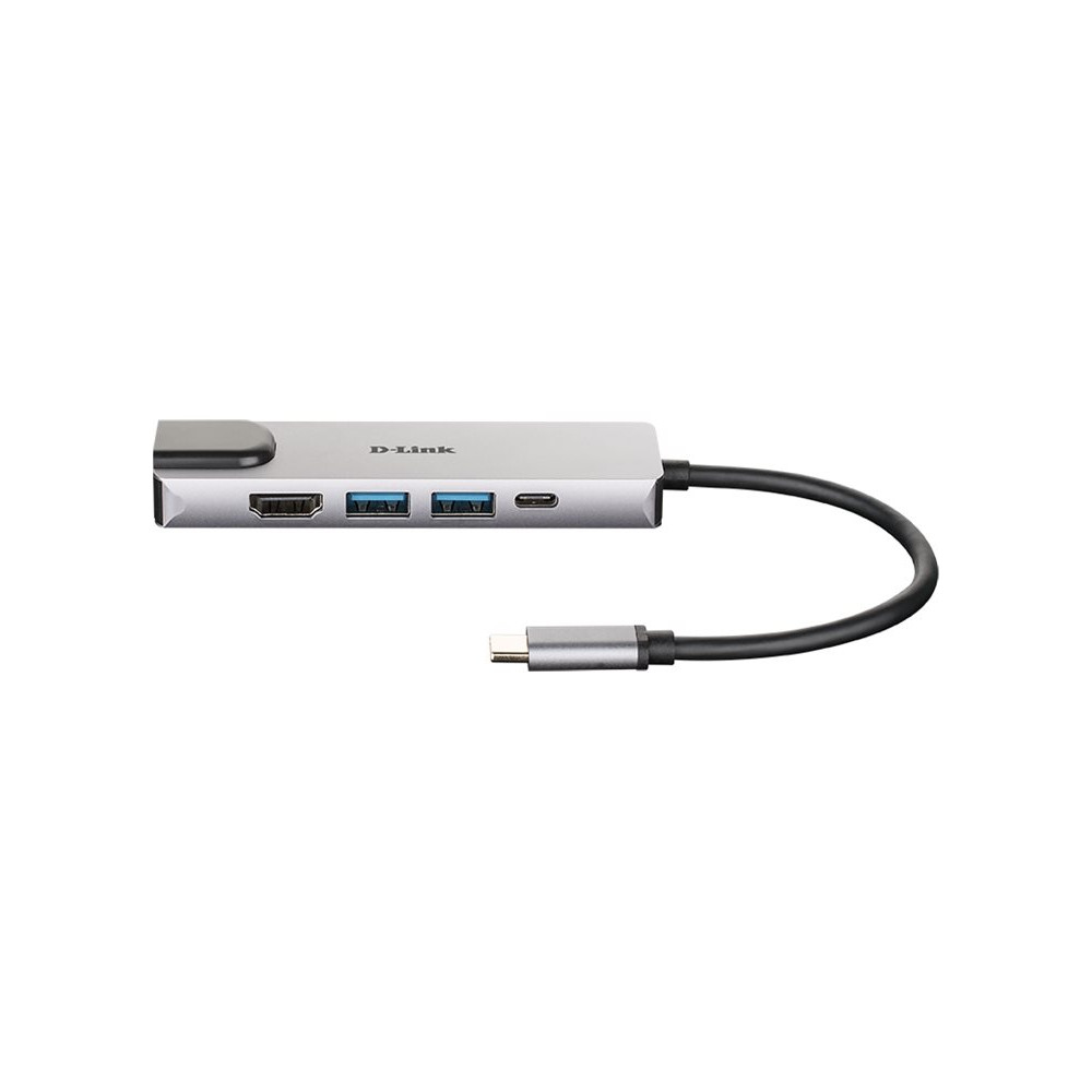 Produktbild för D-Link DUB-M520 - dockningsstation - USB-C / Thunderbolt 3 - HDMI - 1GbE