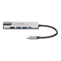 Produktbild för D-Link DUB-M520 - dockningsstation - USB-C / Thunderbolt 3 - HDMI - 1GbE