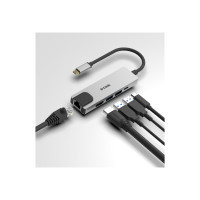 Produktbild för D-Link DUB-M520 - dockningsstation - USB-C / Thunderbolt 3 - HDMI - 1GbE