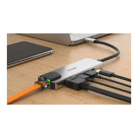 Produktbild för D-Link DUB-M520 - dockningsstation - USB-C / Thunderbolt 3 - HDMI - 1GbE