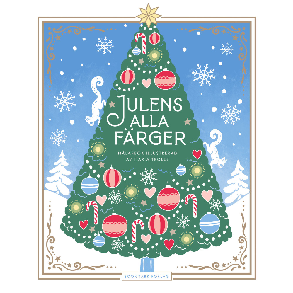 Produktbild för Julens alla färger (bok, kartonnage)