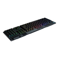 Produktbild för Logitech G915 LIGHTSPEED Wireless RGB Mechanical Gaming Keyboard - GL Tactile - tangentbord - Nordisk - svart Inmatningsenhet