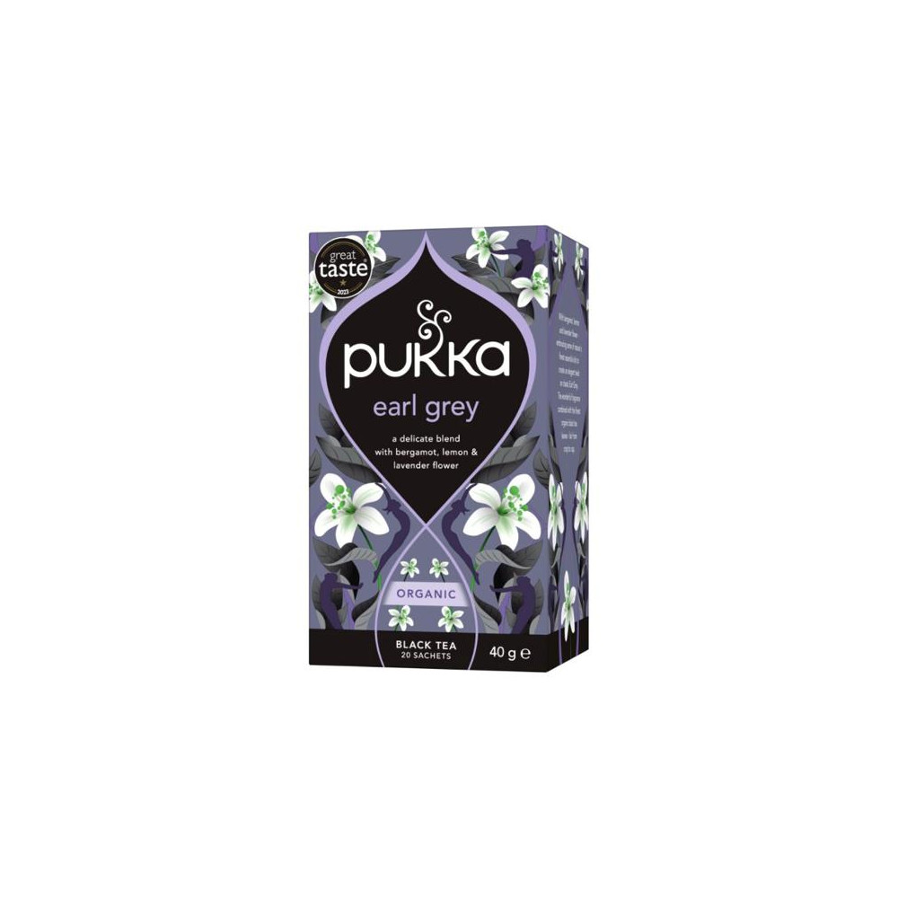 Produktbild för Te PUKKA Svart Gorgeous Earl Grey 20/fp