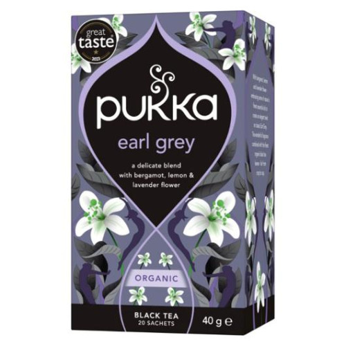 Pukka Te PUKKA Svart Gorgeous Earl Grey 20/fp