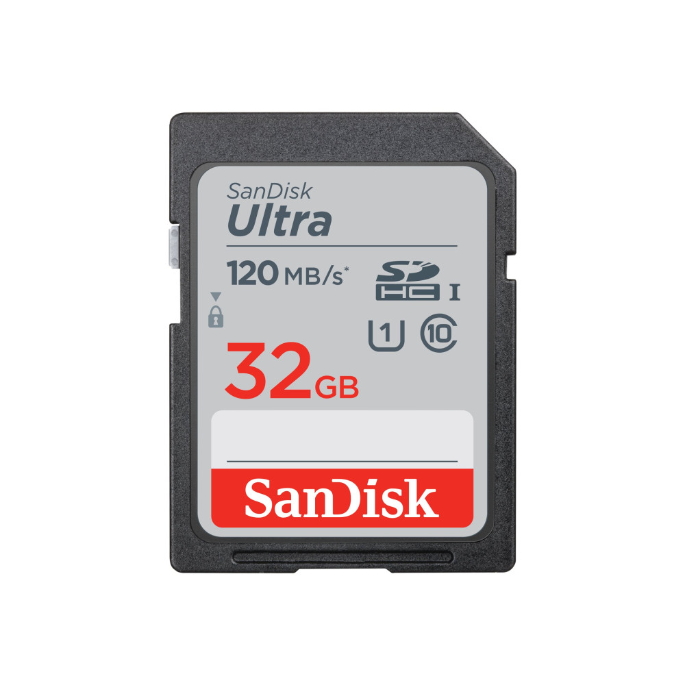 Produktbild för SanDisk Ultra - flash-minneskort - 32 GB - SDHC UHS-I