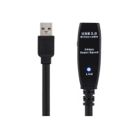 Produktbild för DELTACO USB3-1001 - USB-förlängningskabel - USB typ A till USB typ A - 3 m
