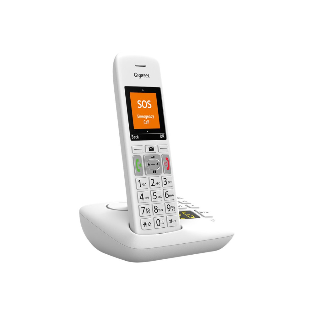 Produktbild för Gigaset E390A - trådlös telefon - svarssysten med nummerpresentation