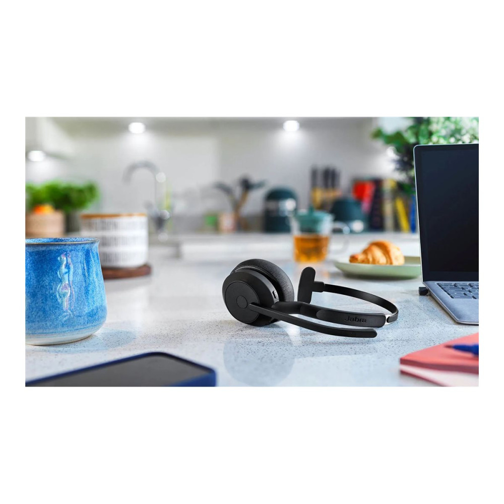 Produktbild för Jabra Evolve2 55 UC Mono - headset - USB-C via Bluetooth-adapter