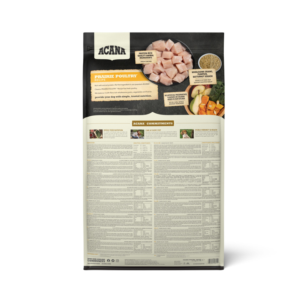 Produktbild för Classic Praire Poultry Torrfoder för hund 9,7kg