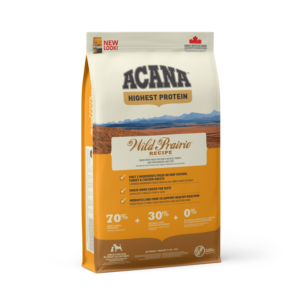 Produktbild för Wild Prairie Recipe Torrfoder för hund 11,4kg