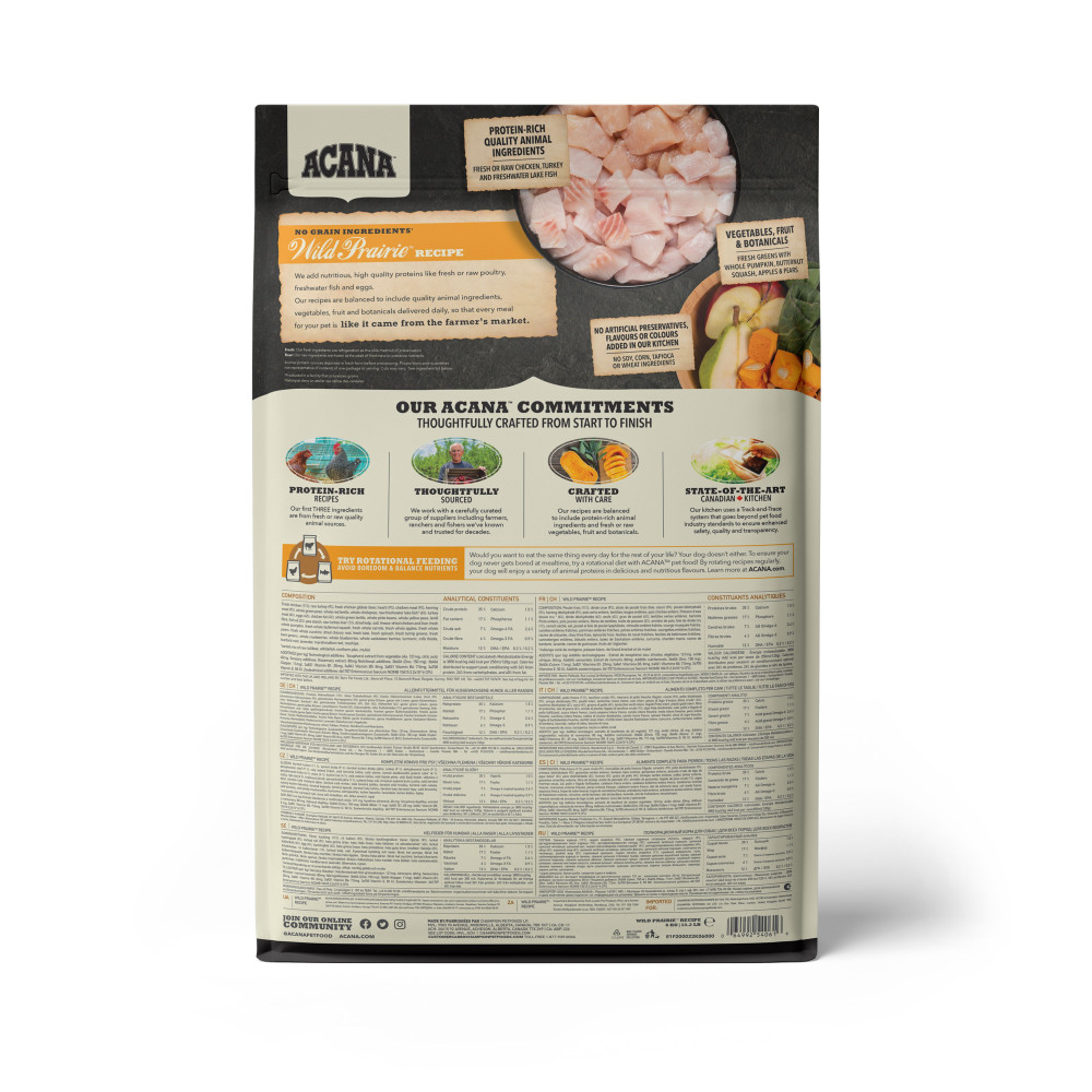 Produktbild för Wild Prairie Recipe Torrfoder för hund 6kg