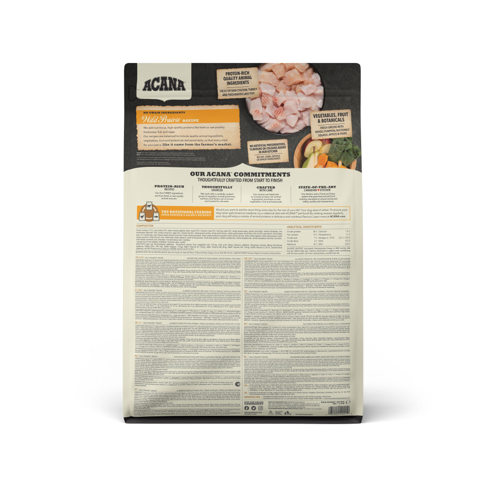 Produktbild för Wild Prairie Recipe Torrfoder för hund 2kg