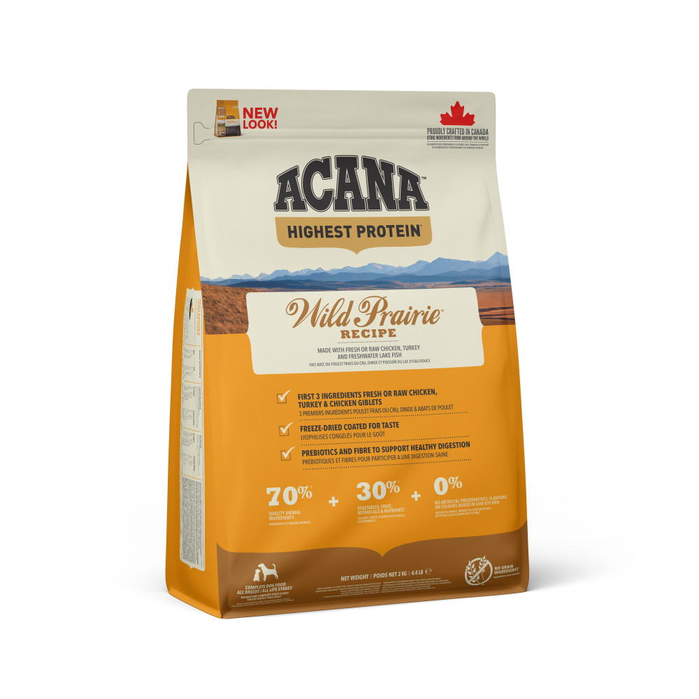 Produktbild för Wild Prairie Recipe Torrfoder för hund 2kg