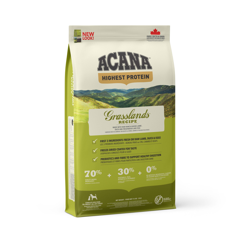 Produktbild för Grasslands Recipe Torrfoder för hund 11,4kg