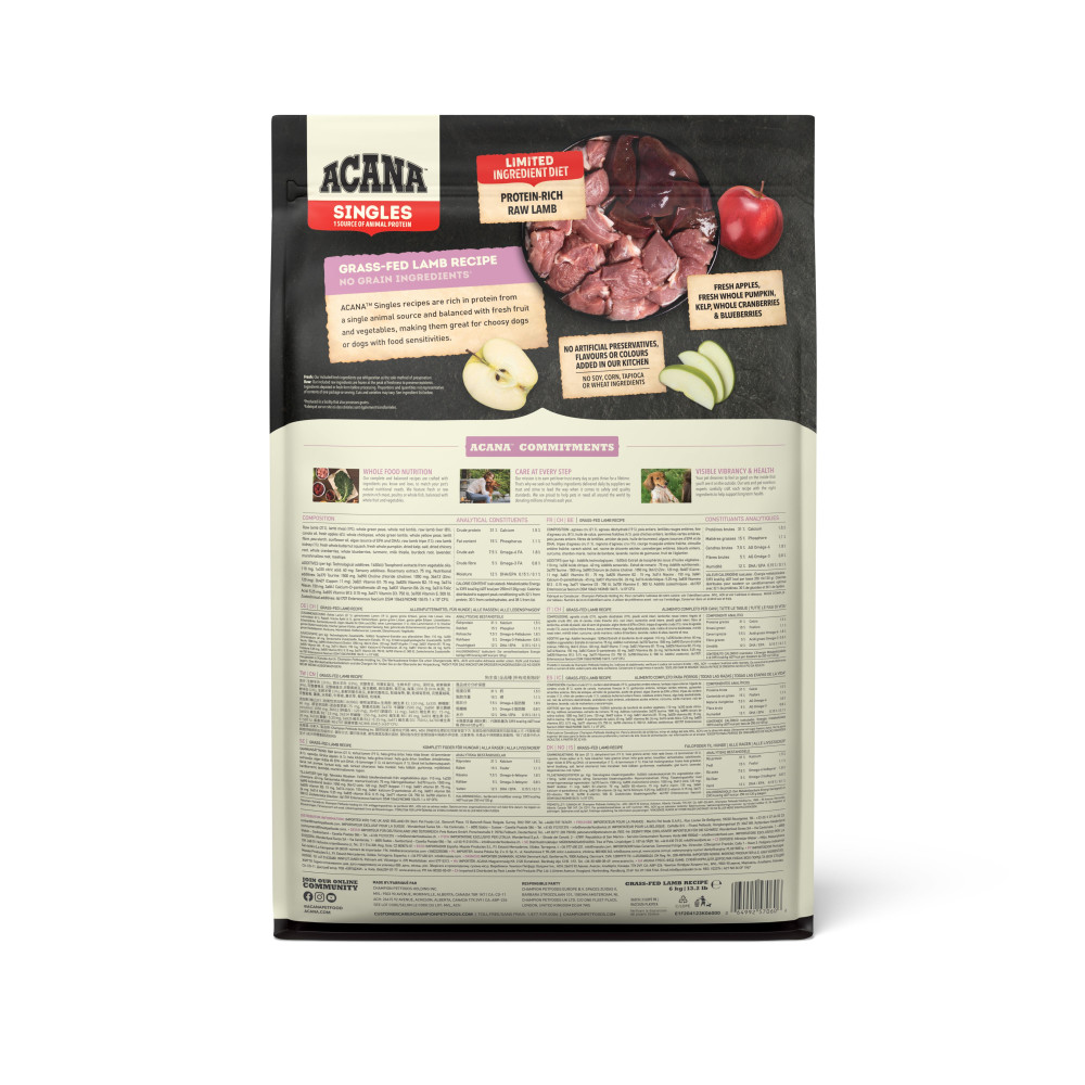 Produktbild för Grass-Fed Lamb Torrfoder för hund 6kg