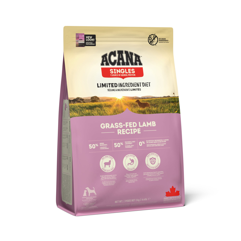 Produktbild för Grass-Fed Lamb Torrfoder för hund 2kg