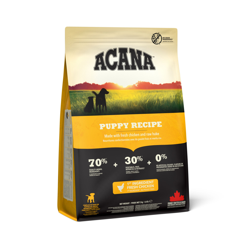 Produktbild för Puppy Recipe Torrfoder för hund 2kg