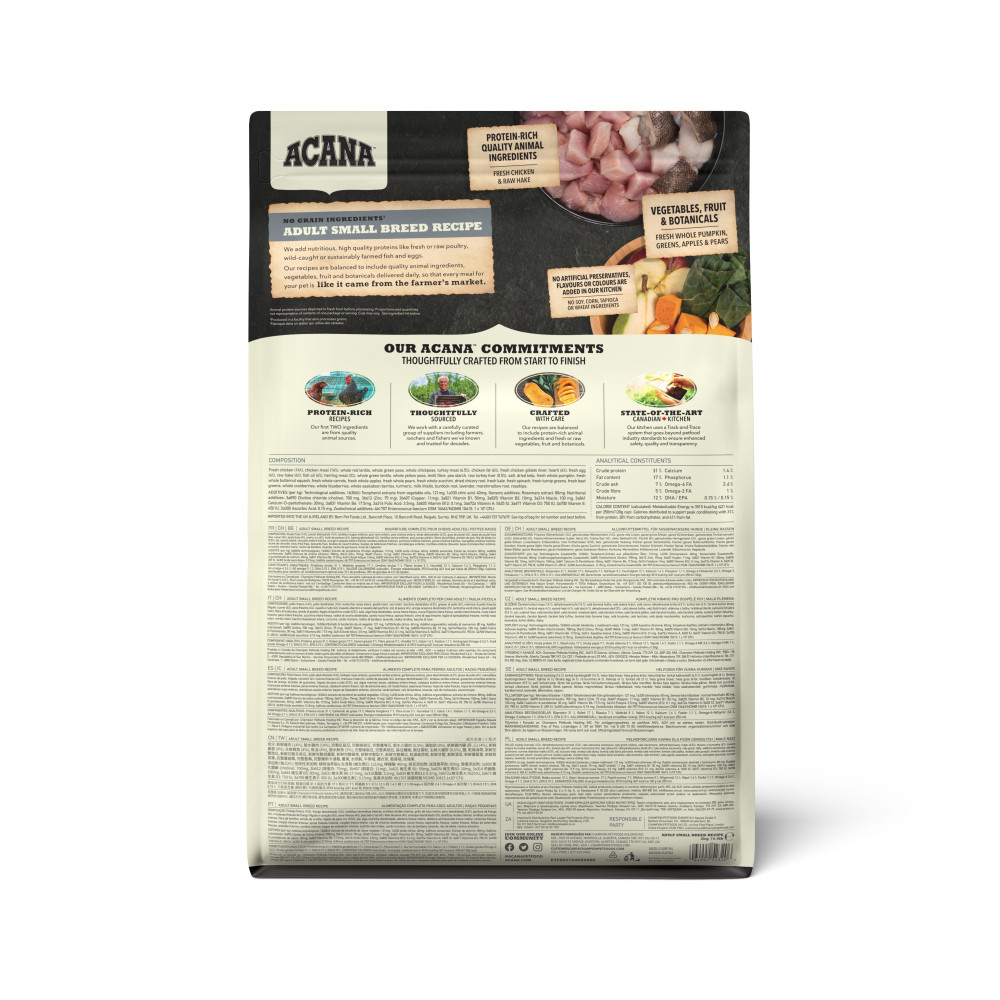 Produktbild för Adult Small Breed Recipe Torrfoder för hund 2kg