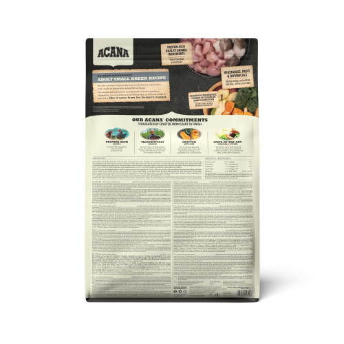 ACANA Adult Small Breed Recipe Torrfoder för hund 2kg