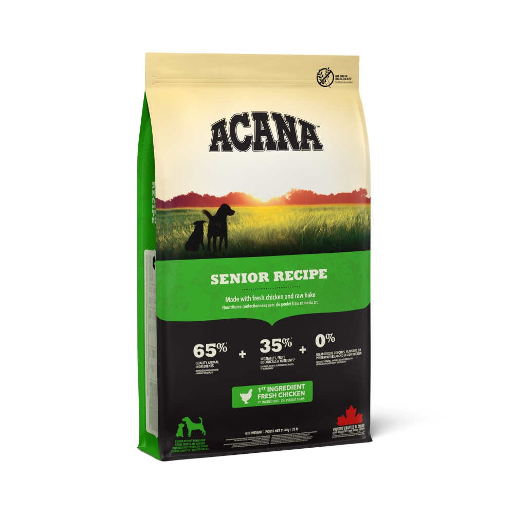 Produktbild för Senior Recipe Torrfoder för hund 11,4kg