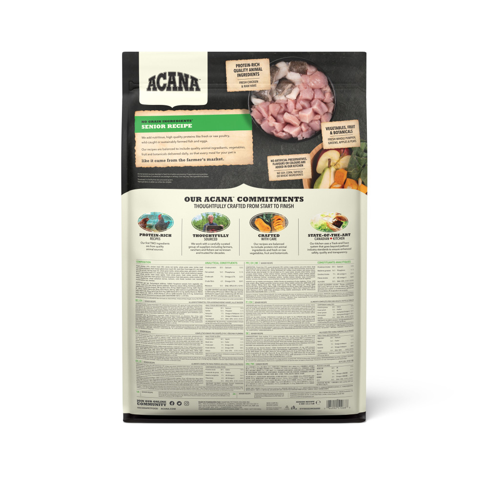 Produktbild för Senior Recipe Torrfoder för hund 6kg